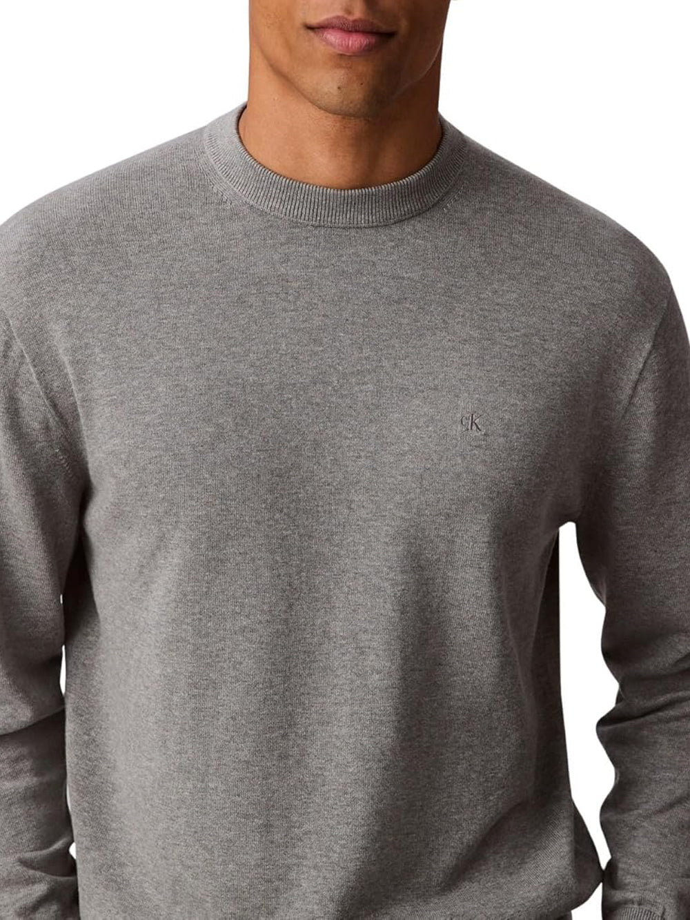 Calvin Klein Maglia Uomo Lv04rc309g Grigio