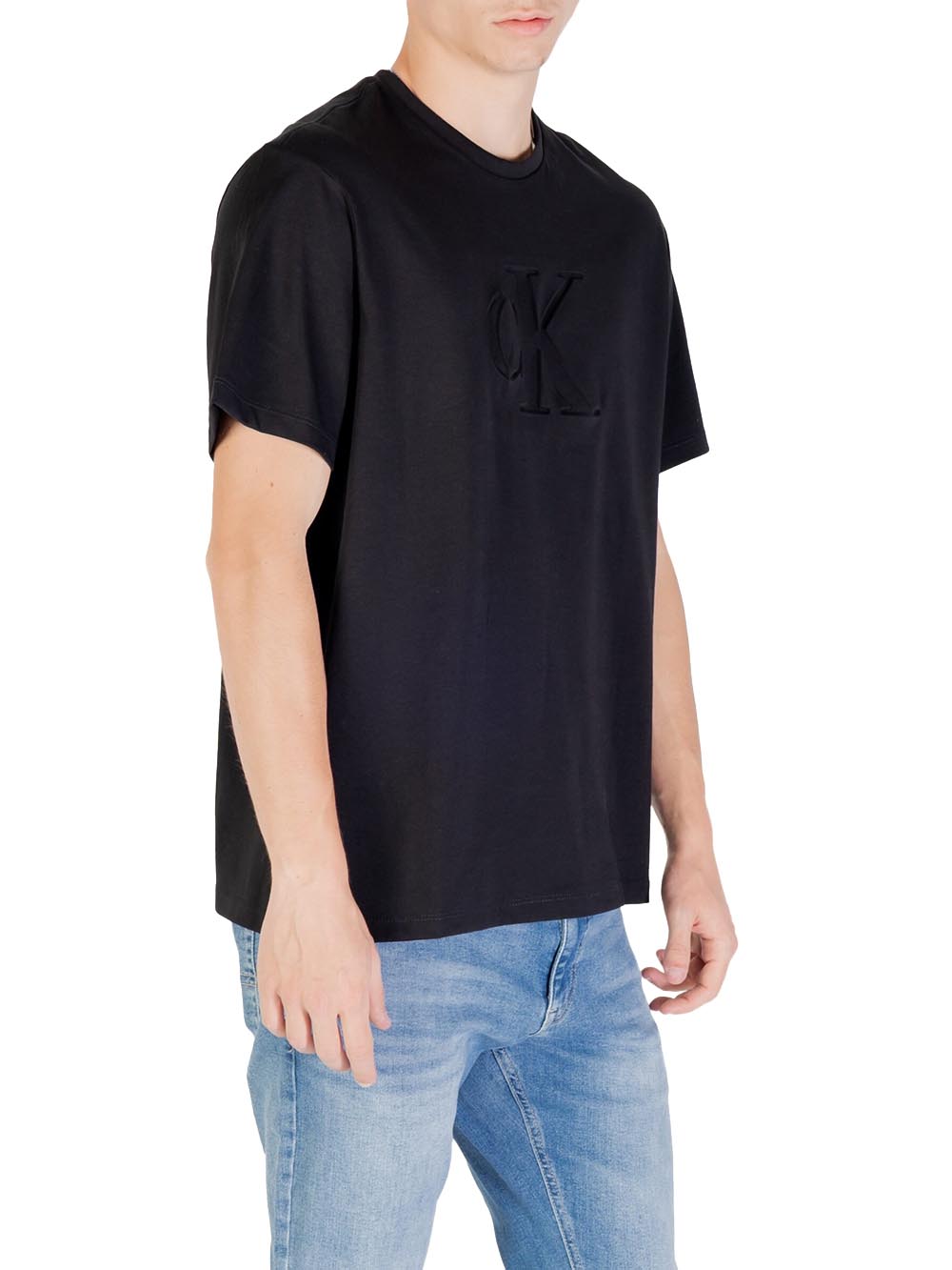 Calvin Klein T-shirt Uomo Lv04rc824g Nero