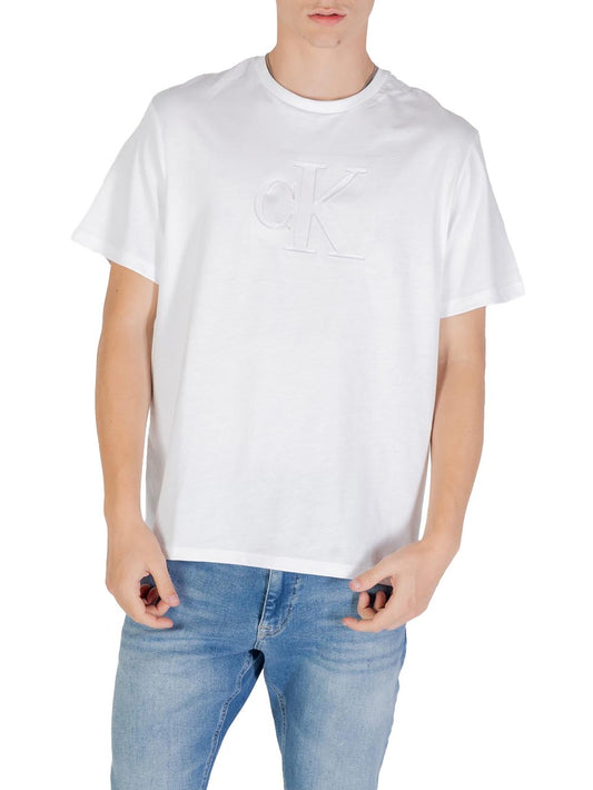 Calvin Klein T-shirt Uomo Lv04rc824g Bianco