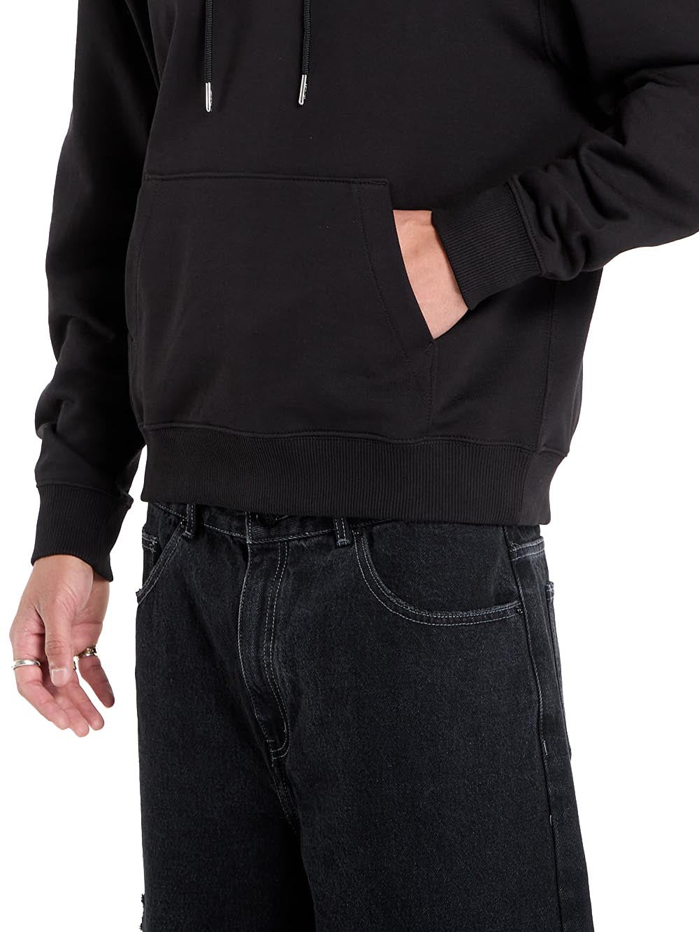 Calvin Klein Felpa Uomo Lv04rd258g Nero