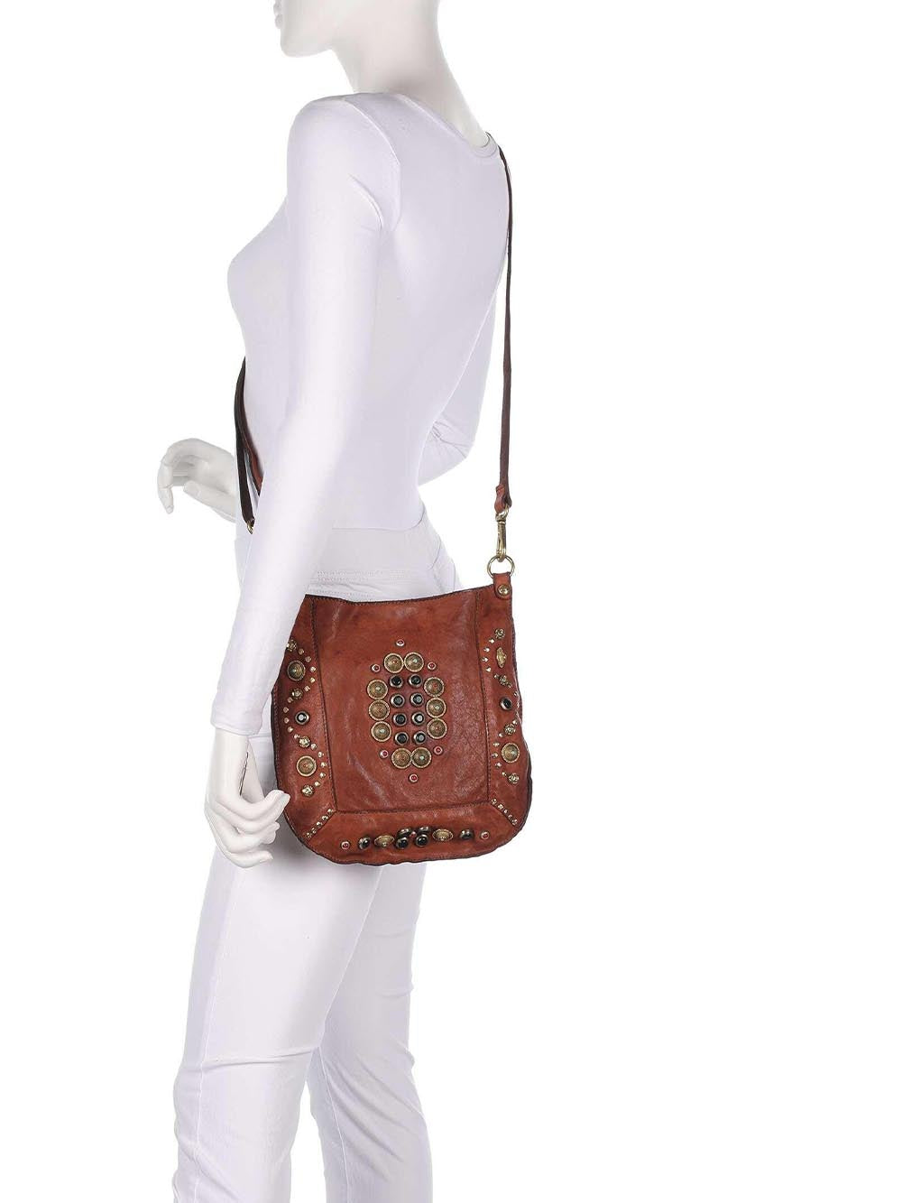 Campomaggi Borsa Tracolla Donna C035340nd X0045 Cognac