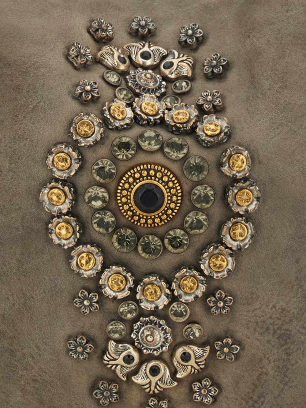 Campomaggi Borsa Tracolla Donna C035340nd X2885 Grigio