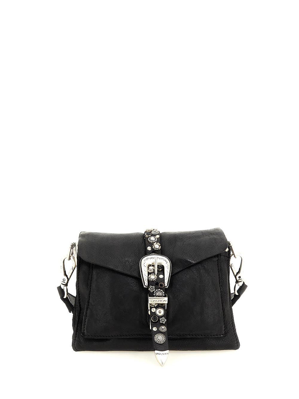 Campomaggi Borsa a Tracolla Donna C042650nd X2876 Nero