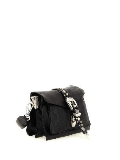 Campomaggi Borsa a Tracolla Donna C042650nd X2876 Nero