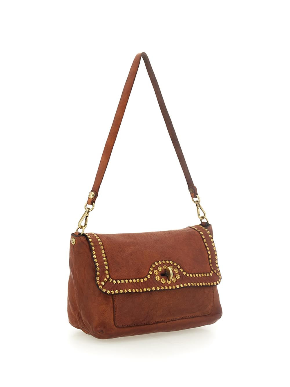 Campomaggi Borsa a Tracolla Donna C042810nd X0007 Cognac