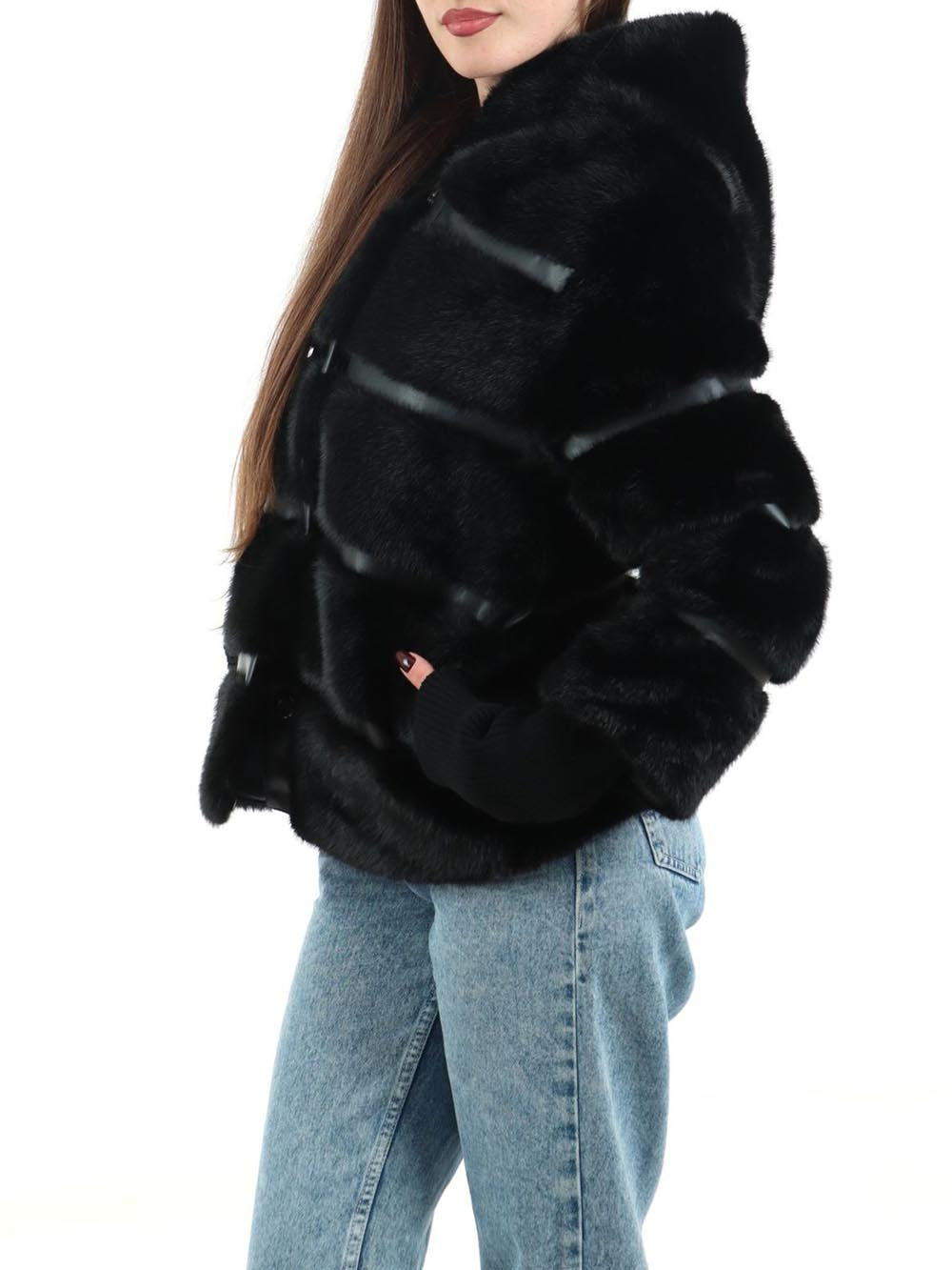 CHORAL Pelliccia Donna HW-100ts Nero