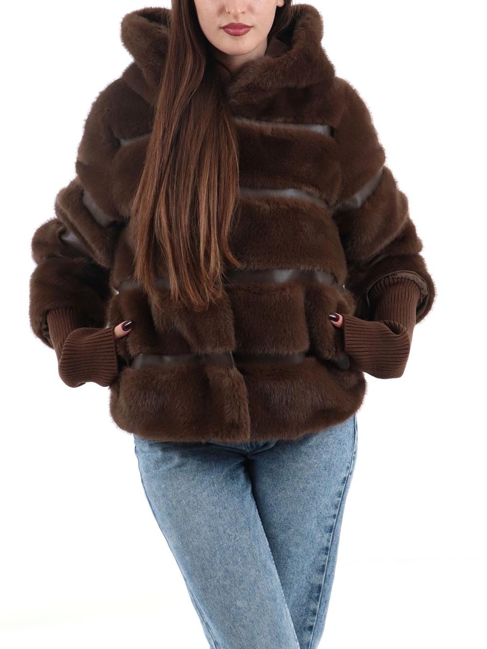 CHORAL Pelliccia Donna HW-100ts Visone