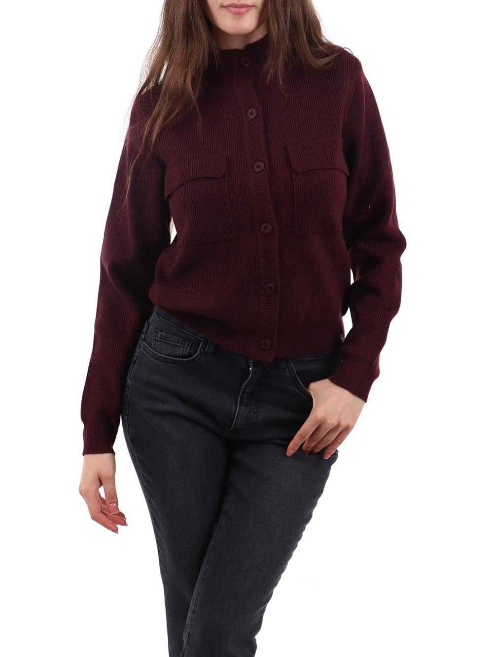 CHORAL Maglia Donna Sli5ml025153d Bordò