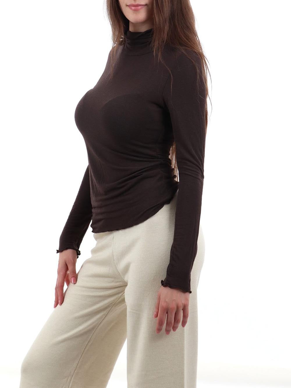 CHORAL Maglia Donna Sli5ml025218d Cioccolato