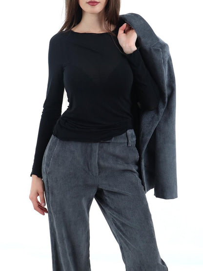 CHORAL Maglia Donna Sli5ml025219d Nero