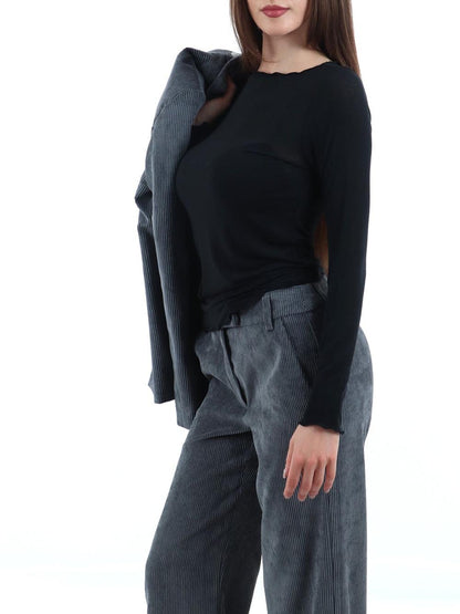 CHORAL Maglia Donna Sli5ml025219d Nero