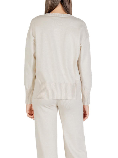 CHORAL Maglia Donna Sli5ml026106d Beige