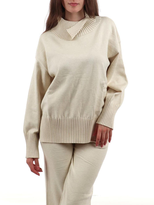 CHORAL Maglia Donna Sli5ml026107d Beige