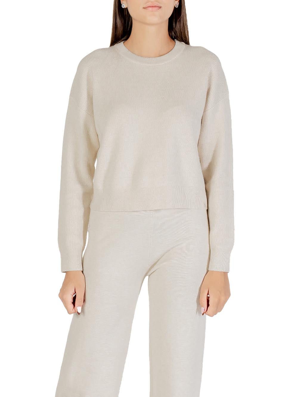 CHORAL Maglia Donna Sli5ml026122d Beige