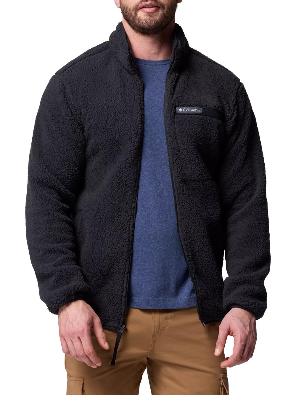 COLUMBIA Pile Uomo 2135481010 Am2797 Nero