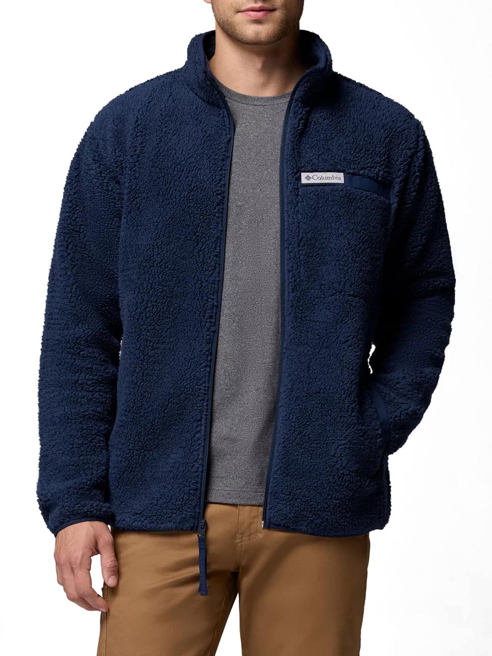 COLUMBIA Pile Uomo 2135481464 Am2797 Blu
