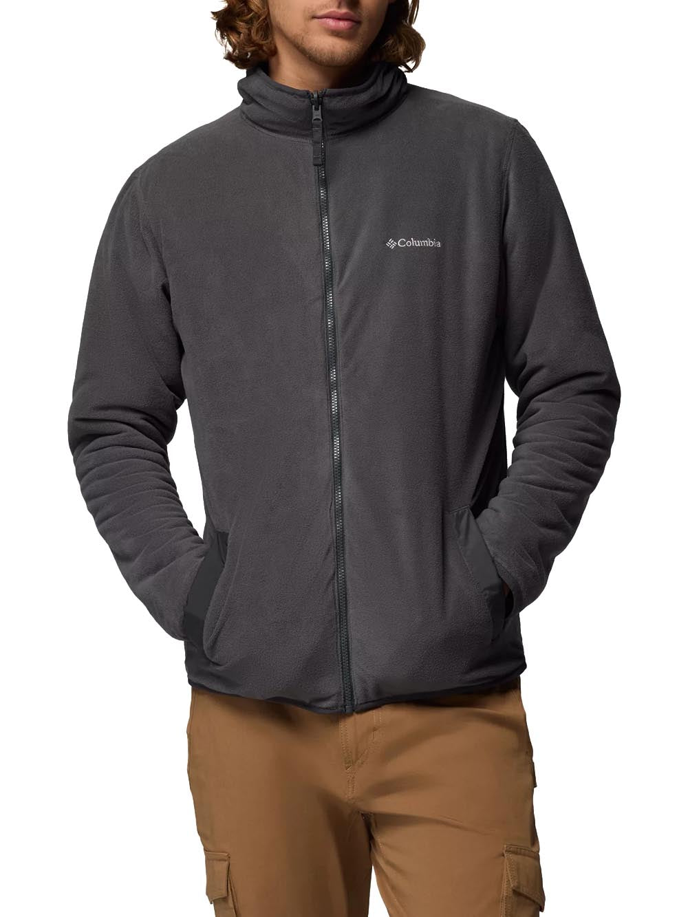 COLUMBIA Pile Uomo 2135651011 Am5170 Grigio