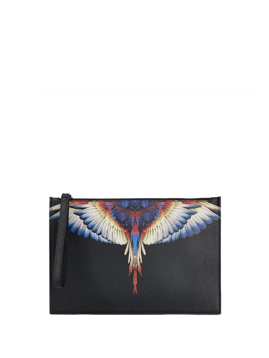 COUNTY OF MILAN Pochette Uomo Comaf250133 Nero giallo