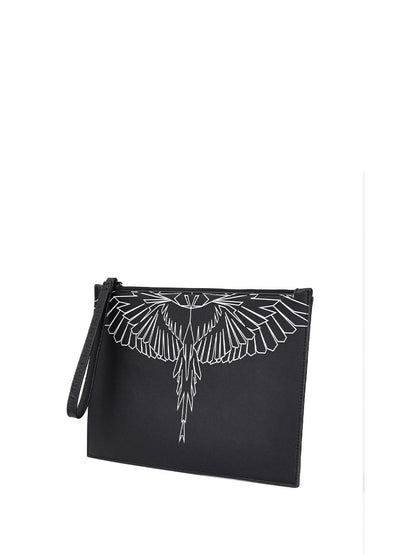 COUNTY OF MILAN Pochette Uomo Comaf250137 Nero bianco