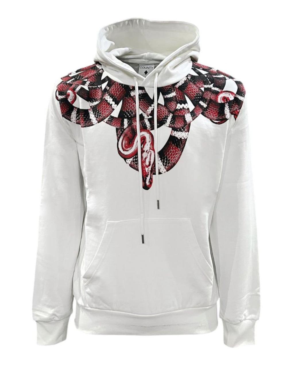 COUNTY OF MILAN Felpa Uomo F5camahs034 Crema