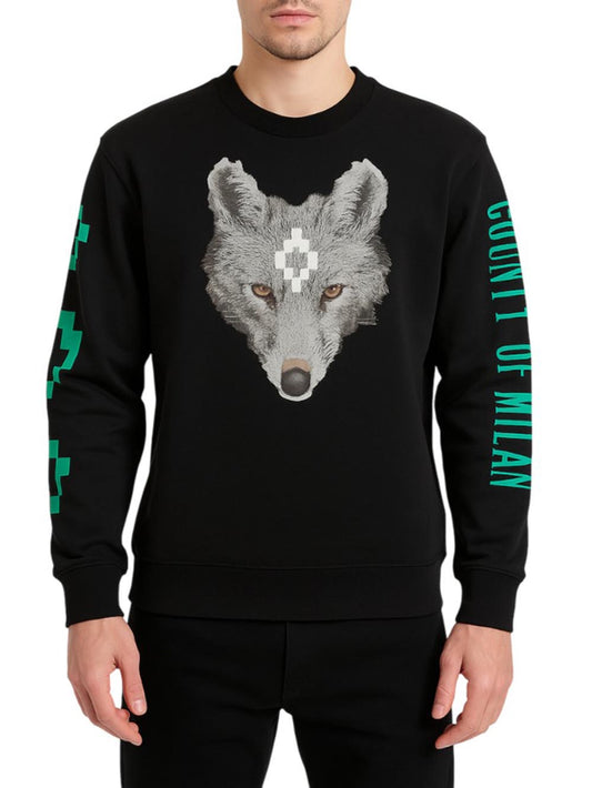 COUNTY OF MILAN Felpa Uomo F5camasw046 Nero