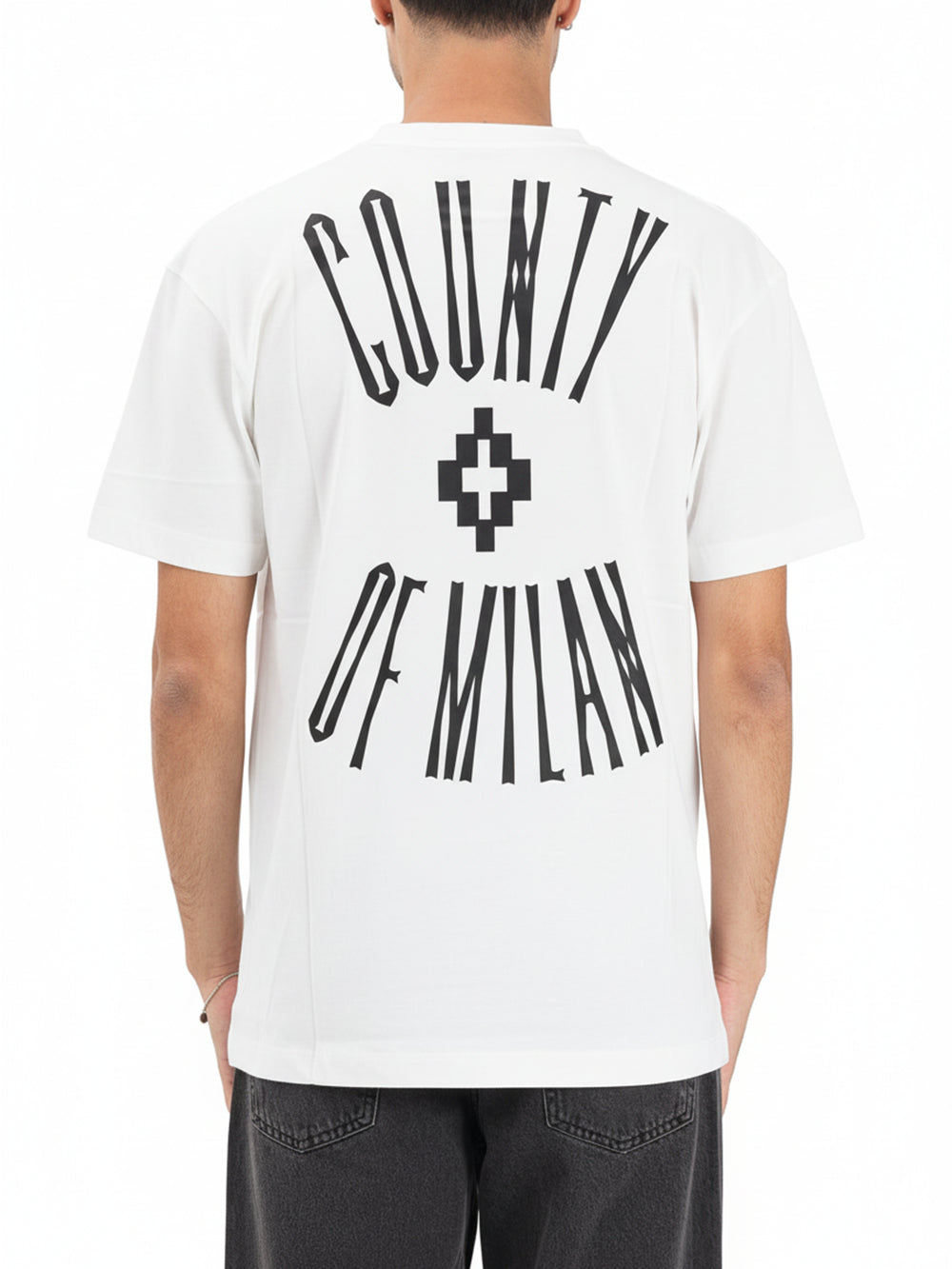 COUNTY OF MILAN T-shirt Uomo F5camath057 Off white