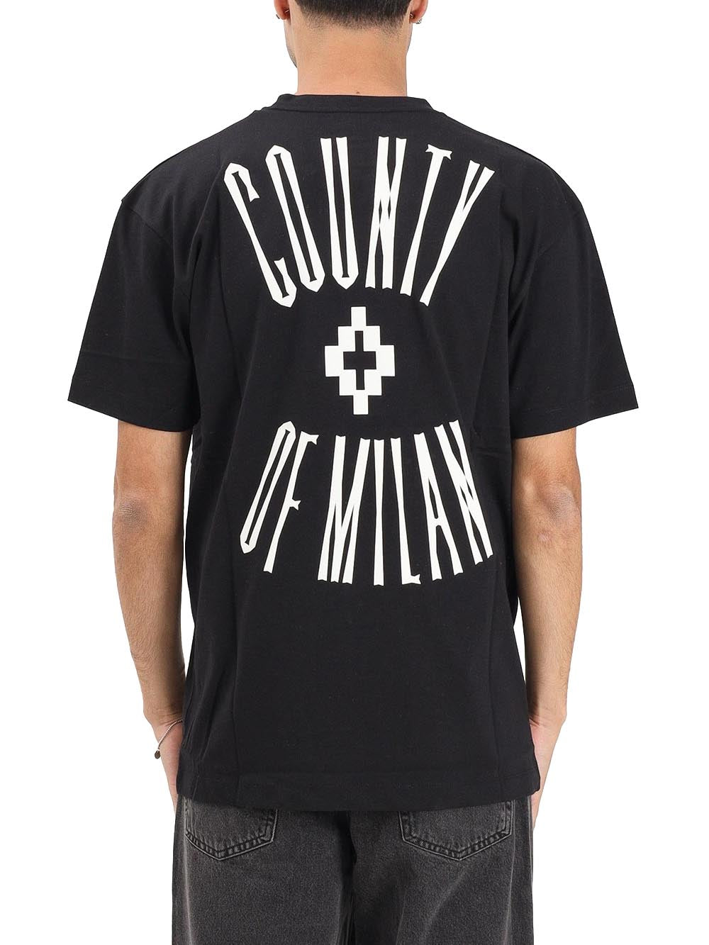 COUNTY OF MILAN T-shirt Uomo F5camath057 Nero