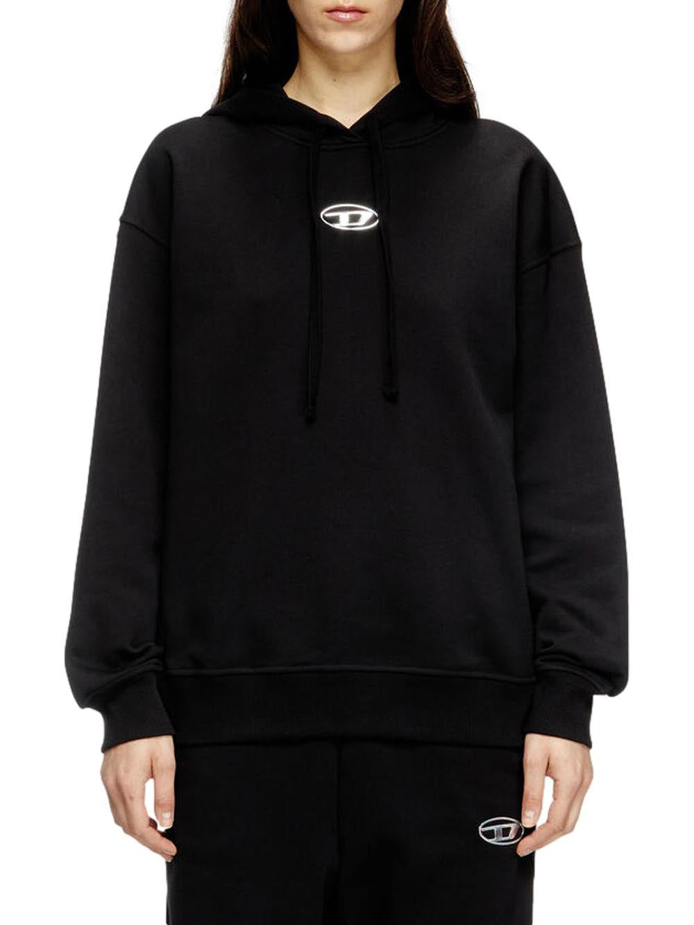 Diesel Felpa Uomo A09856 0bmbj Nero