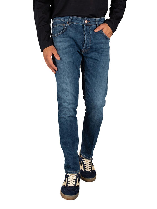 DON THE FULLER Jeans Uomo Dtfhv14 M2f5003 Scuro