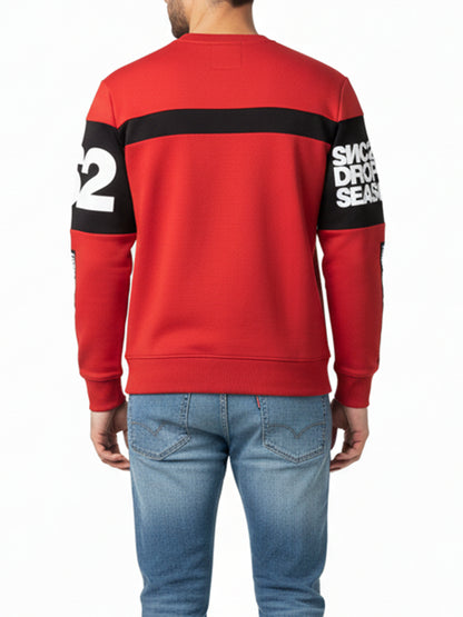 Ds2 Felpa Uomo Fw25215 Vinaccia