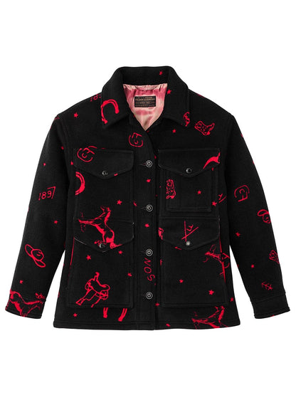FILSON Giacca Donna Fwcps0068ut3029 Nero/rossa