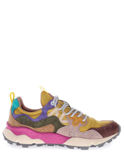 Flower Mountain Sneaker Donna 201781701 Beige/giallo