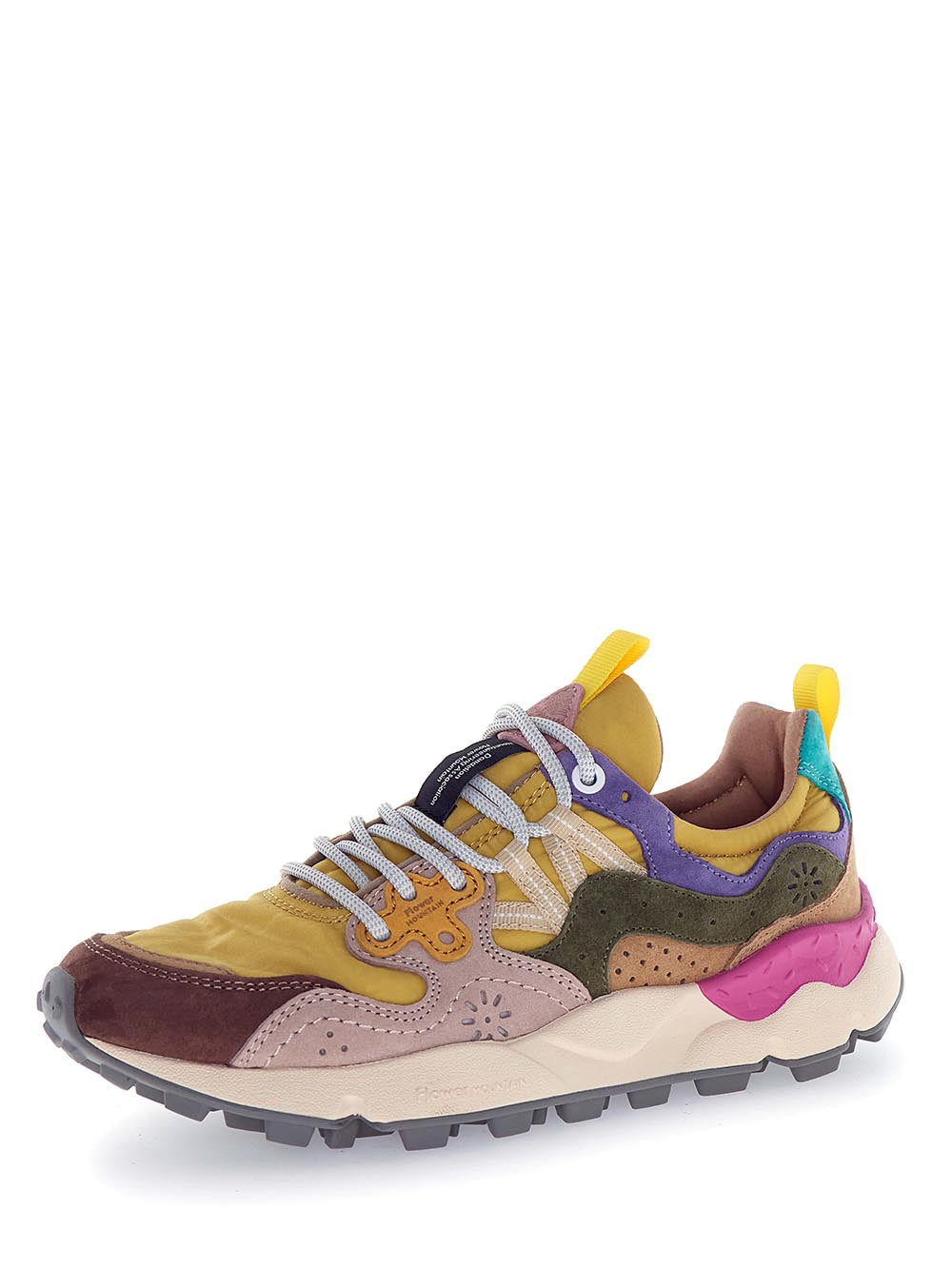 Flower Mountain Sneaker Donna 201781701 Beige/giallo