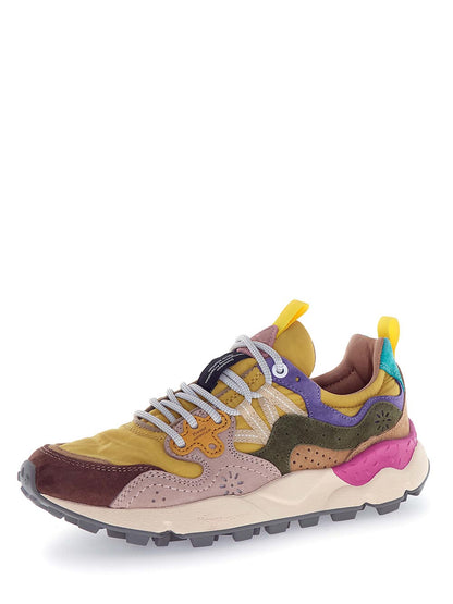 Flower Mountain Sneaker Donna 201781701 Beige/giallo