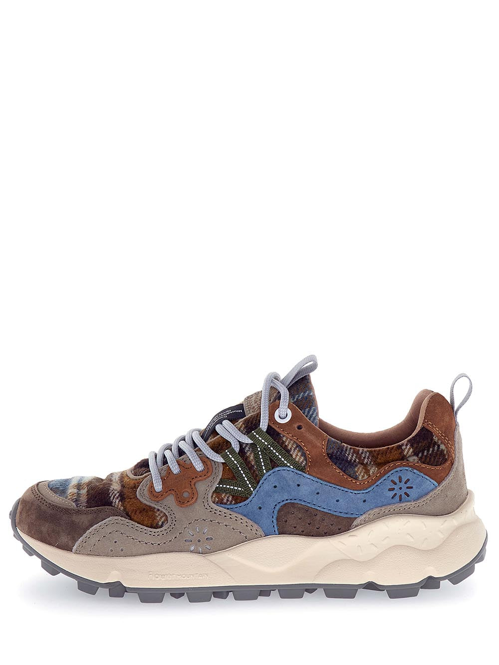 Flower Mountain Sneaker Unisex 201781852 Grigio/Marrone