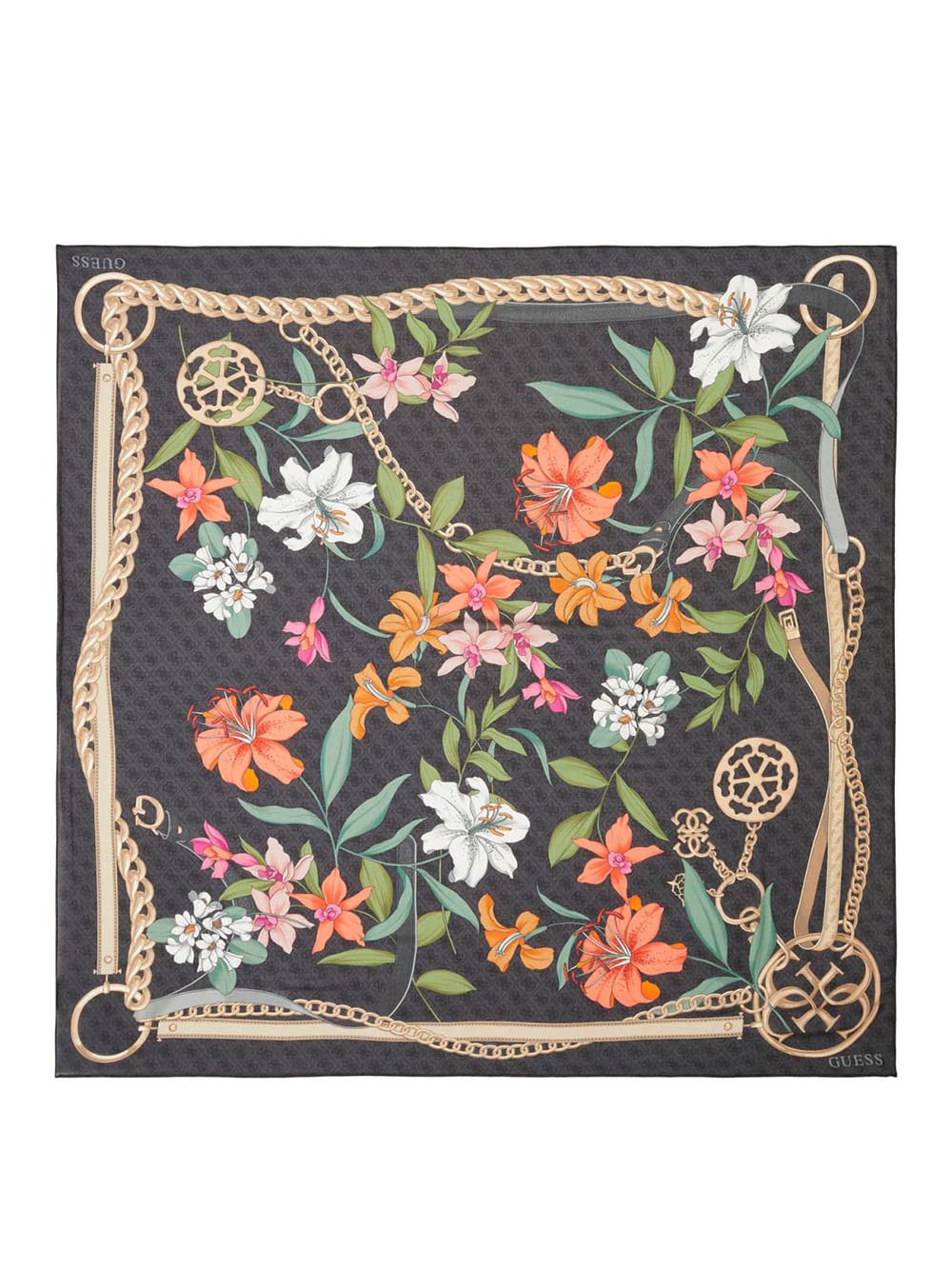 Guess Sciarpa Donna Aw5346 Pol03 Nero