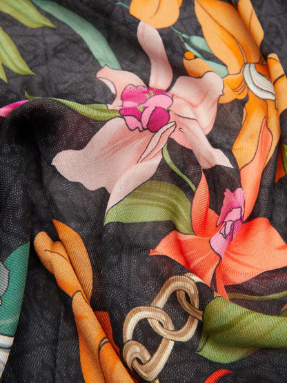 Guess Sciarpa Donna Aw5346 Pol03 Nero