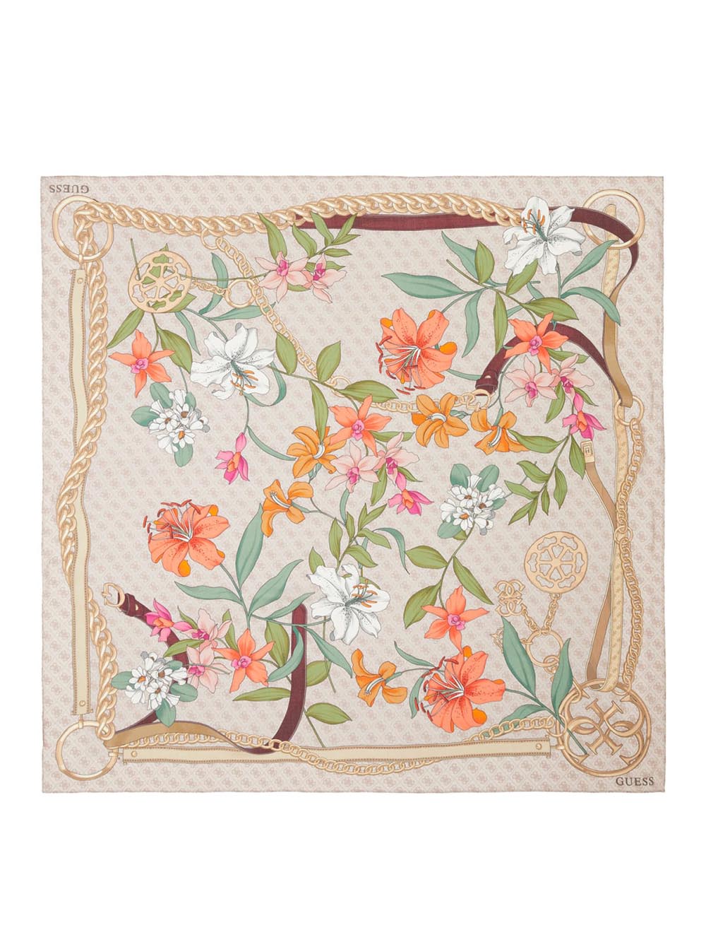 Guess Sciarpa Donna Aw5346 Pol03 Crema