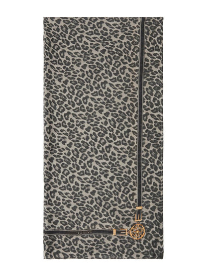 Guess Sciarpa Donna Aw5349 Mod03 Grigio/nero
