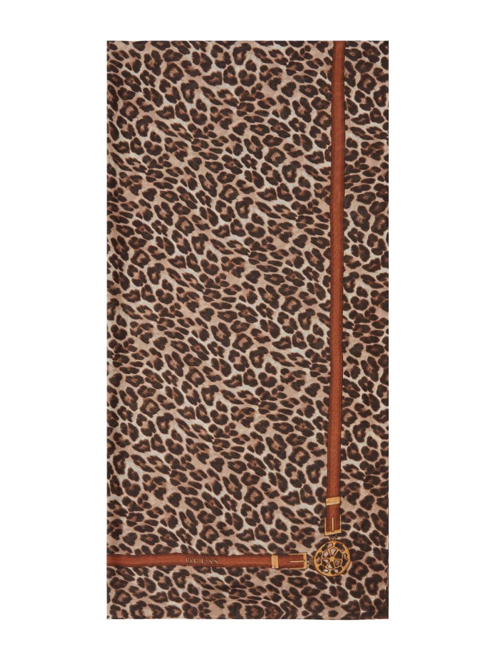 Guess Sciarpa Donna Aw5349 Mod03 Marrone/nero