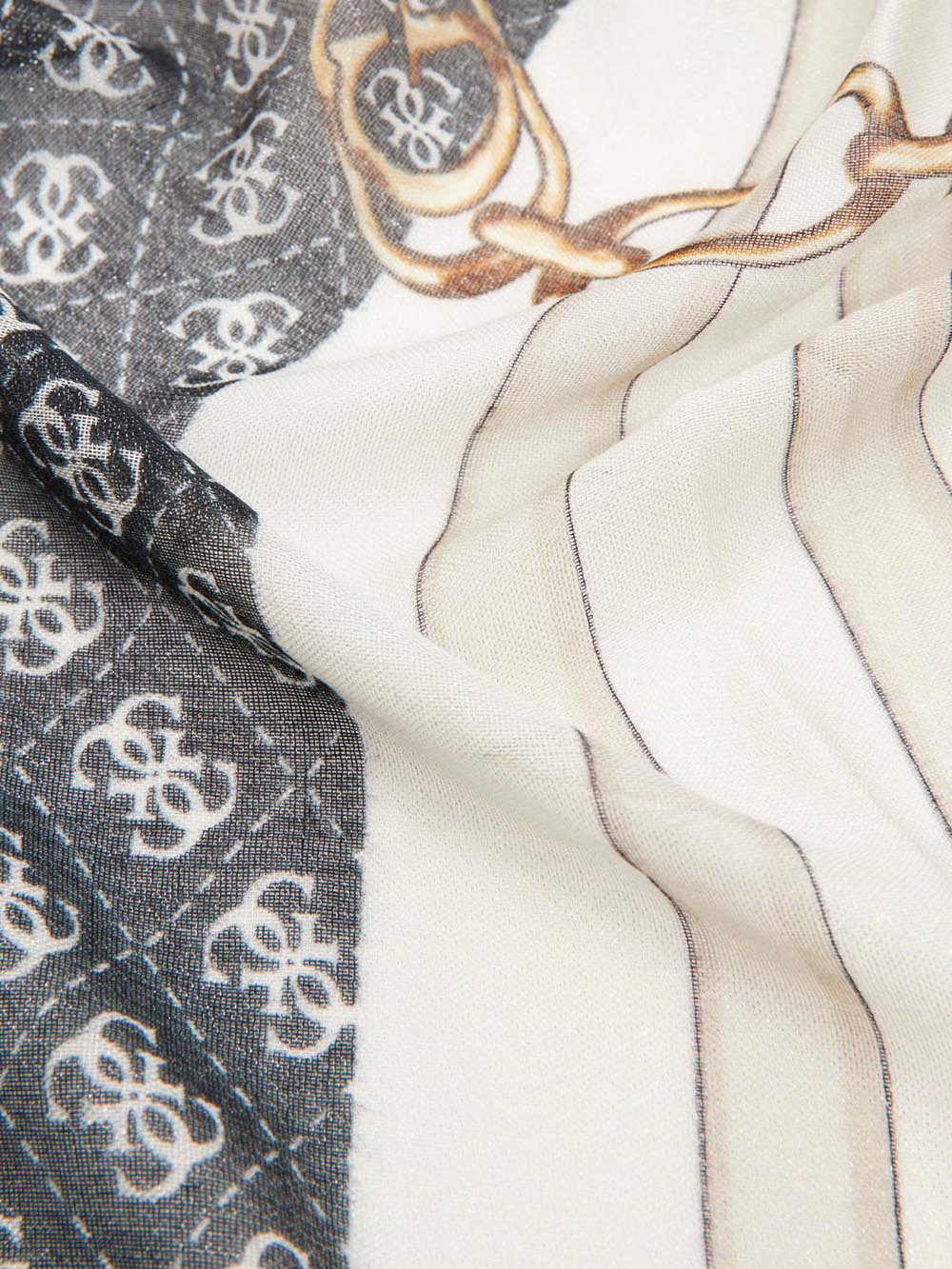 Guess Sciarpa Donna Aw5351 Vis03 Nero