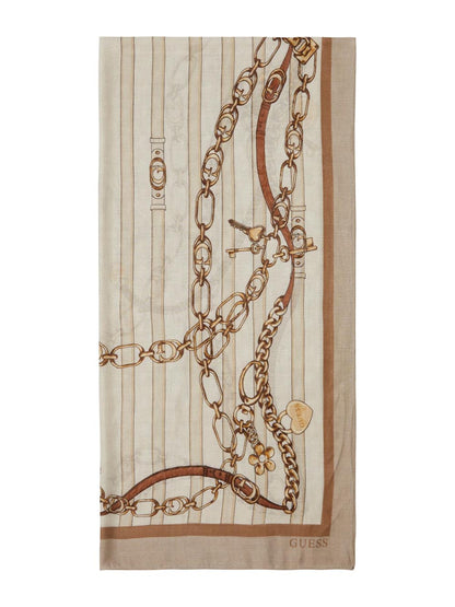 Guess Sciarpa Donna Aw5351 Vis03 Beige