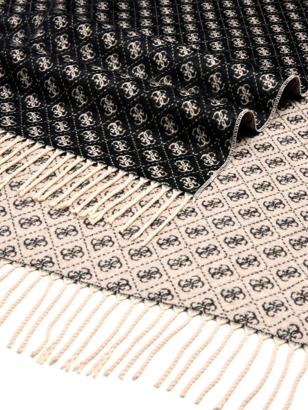 Guess Sciarpa Donna Aw5423 Pol03 Nero