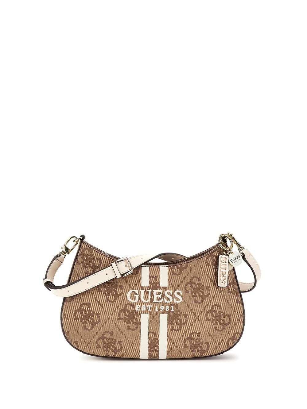 Guess Borsa a Spalla Donna Hwos96 72180 Latte