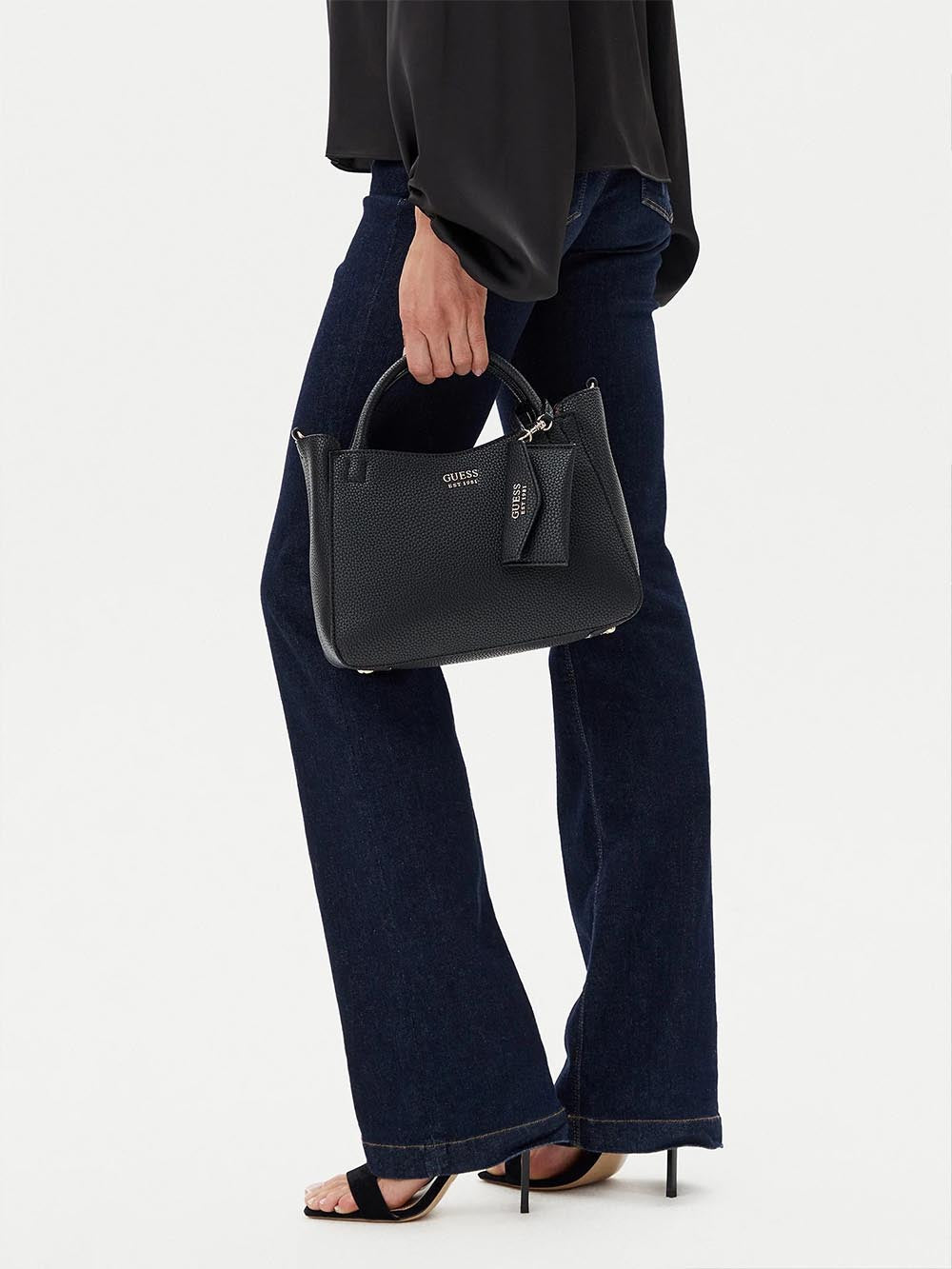 Guess Borsa a Mano Donna Hwpg96 48050 Nero