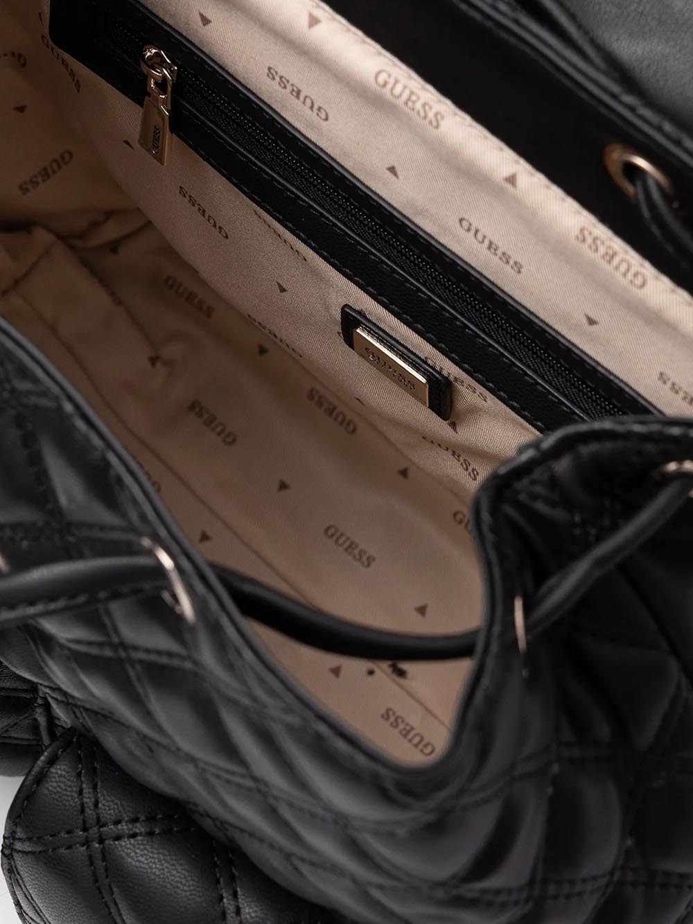 Guess Zaino Donna Hwqg96 73330 Nero