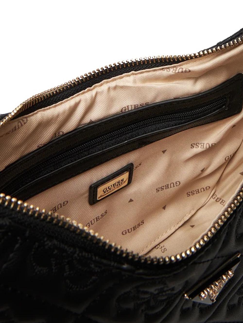 Guess Borsa a Spalla Donna Hwql96 58180 Nero