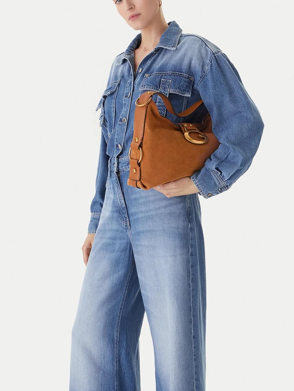 Guess Borsa a Spalla Donna Hwsb93 08180 Cognac