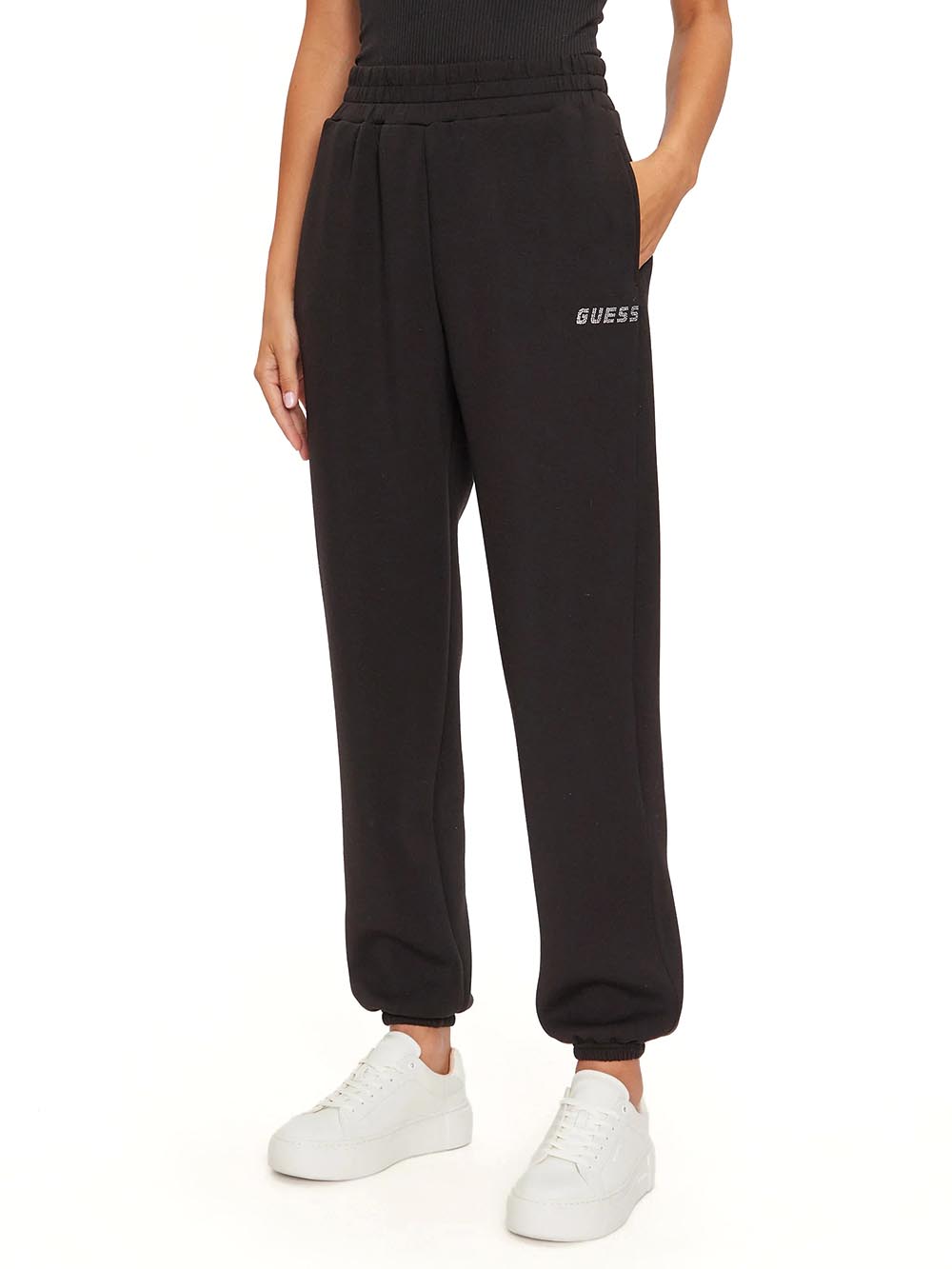 Guess Pantalone Donna V4bb13 K7uw2 Nero