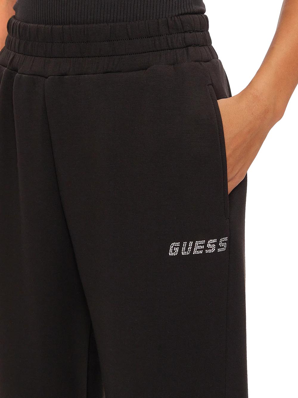 Guess Pantalone Donna V4bb13 K7uw2 Nero